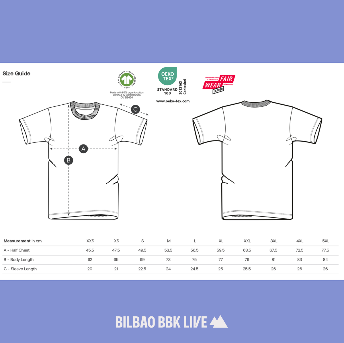 CAMISETA BBK LIVE LOGO LOBO 20 ANIVERSARIO