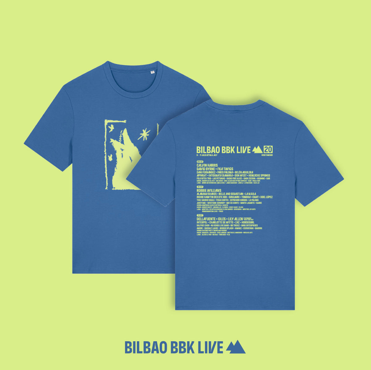 CAMISETA BBK LIVE LINE UP 2026