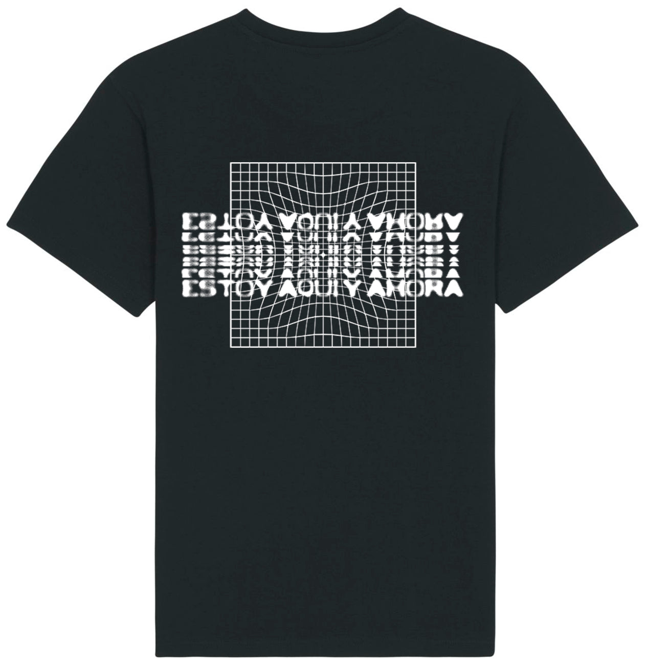 CAMISETA DELAPORTE ESTOY AQUI Y AHORA NEGRA