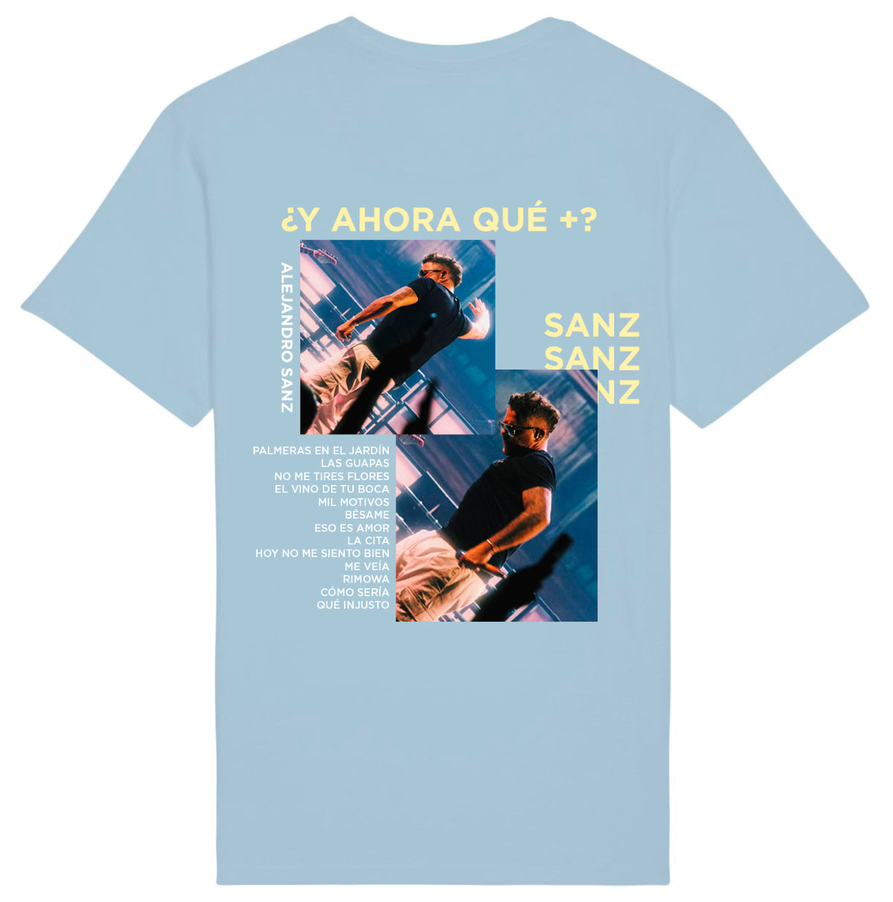 CAMISETA ALEJANDRO SANZ IMAGEN ¿Y AHORA QUÉ?