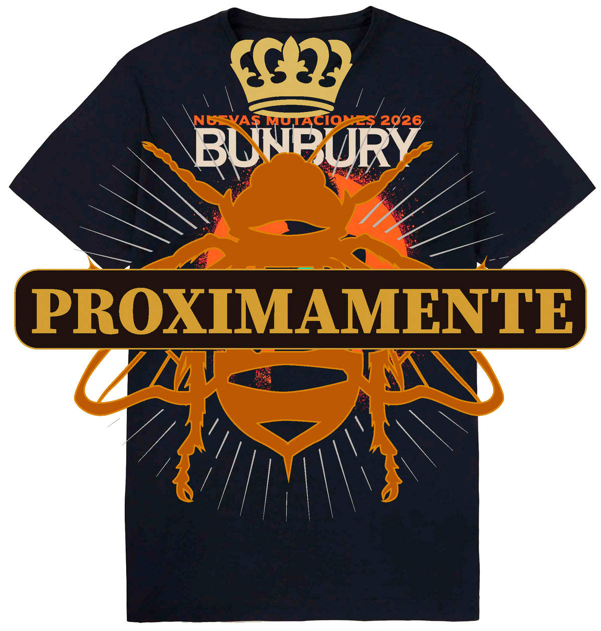 CAMISETA BUNBURY NUEVAS MUTACIONES GIRA