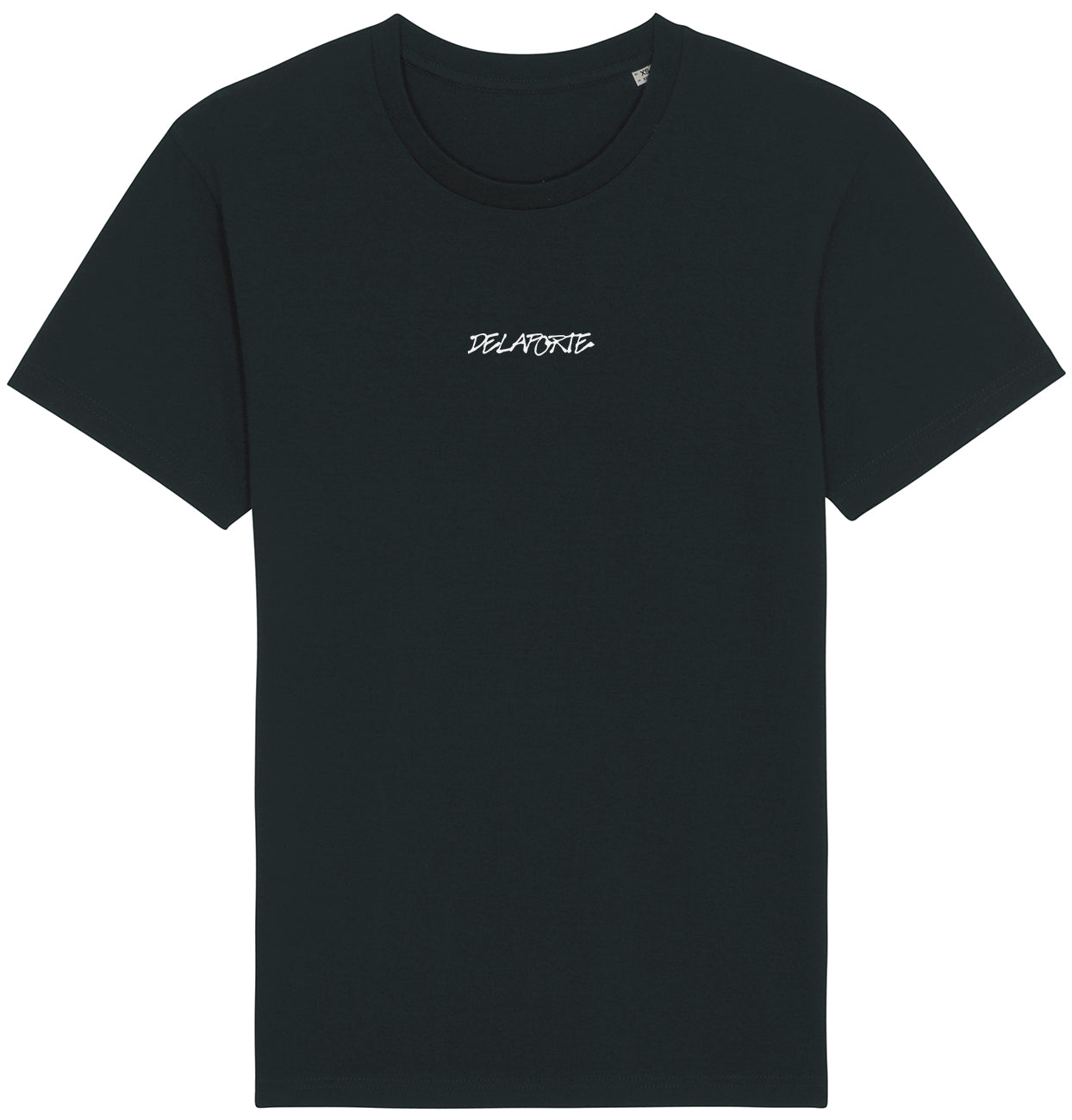 CAMISETA DELAPORTE ESTOY AQUI Y AHORA NEGRA