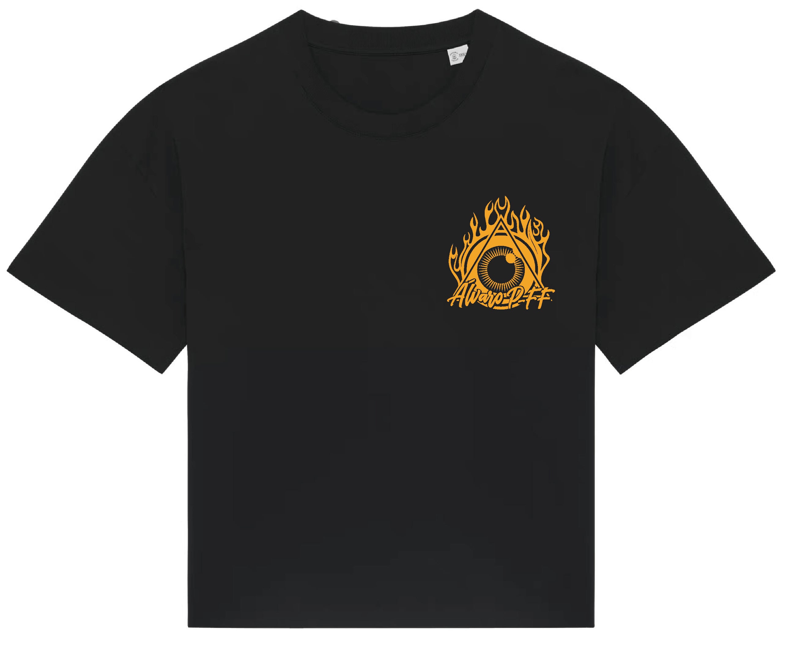 CROP OVERSIZE ALVARO PFF MEMENTO MORI AMARILLO