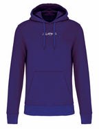 SUDADERA DELAPORTE AQUI Y AHORA MORADA