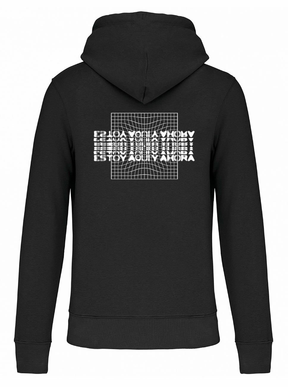 SUDADERA DELAPORTE AQUI Y AHORA NEGRA