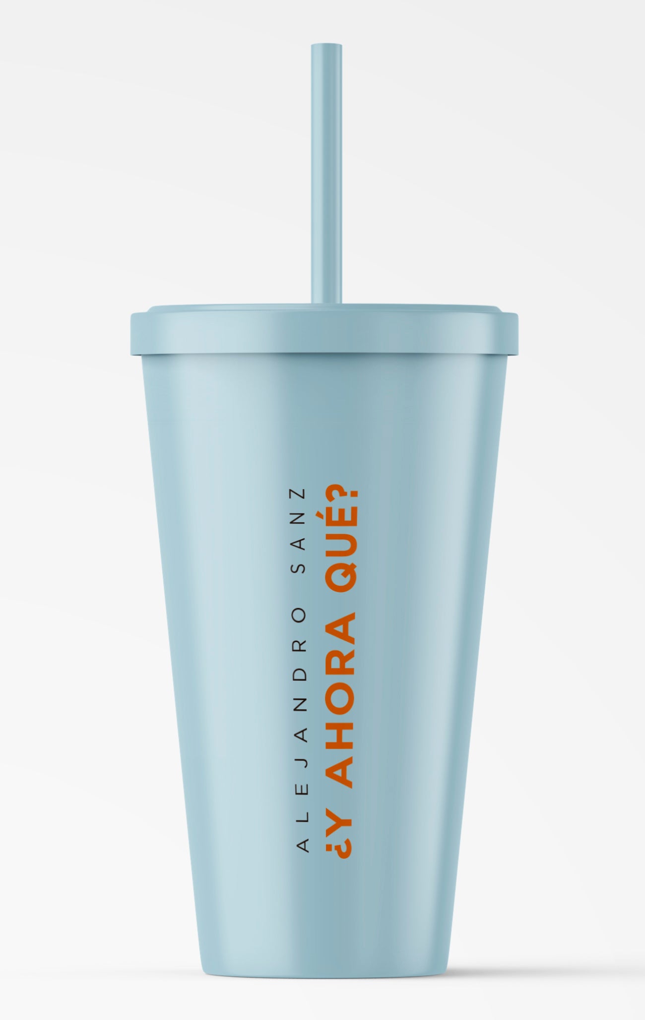 VASO CON PAJITA ALEJANDRO SANZ